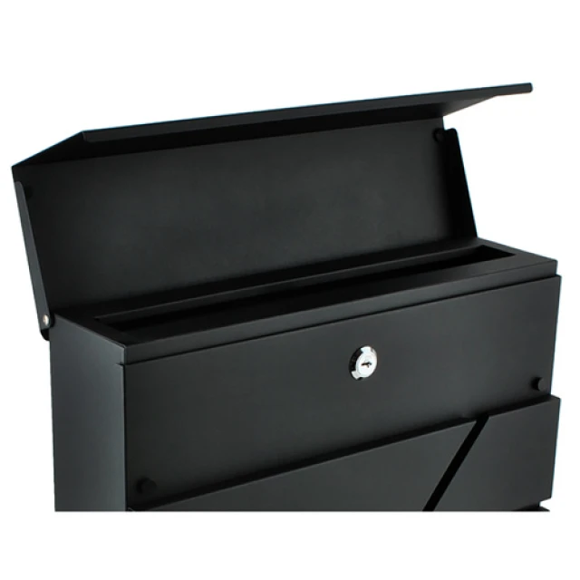 Поштова скринька Malatec S6238 формат A4 Black (5902802907813)