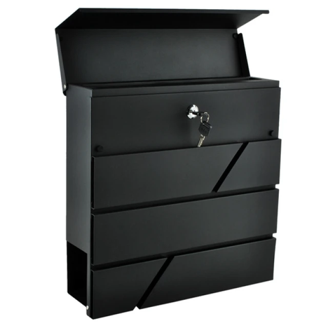 Поштова скринька Malatec S6238 формат A4 Black (5902802907813)