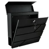 Поштова скринька Malatec S6238 формат A4 Black (5902802907813)