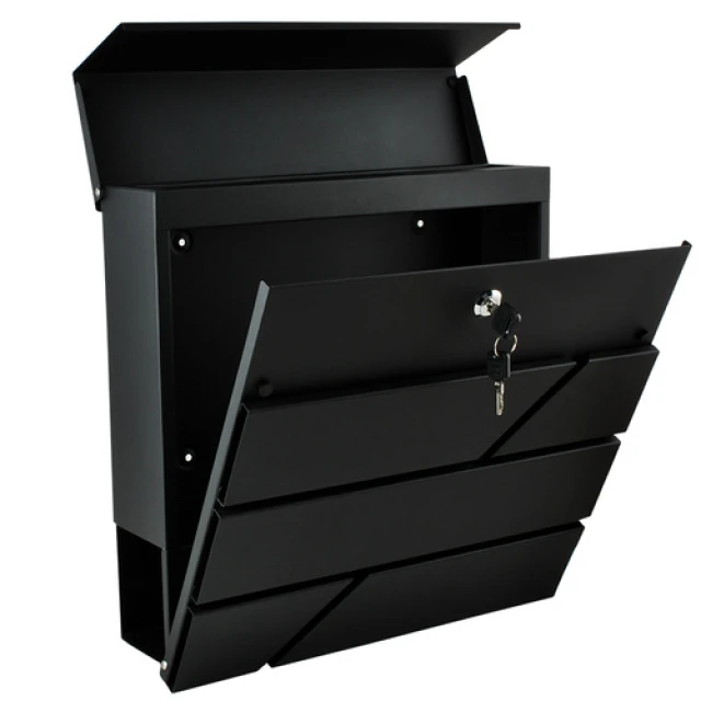 Поштова скринька Malatec S6238 формат A4 Black (5902802907813)
