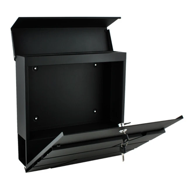 Поштова скринька Malatec S6238 формат A4 Black (5902802907813)