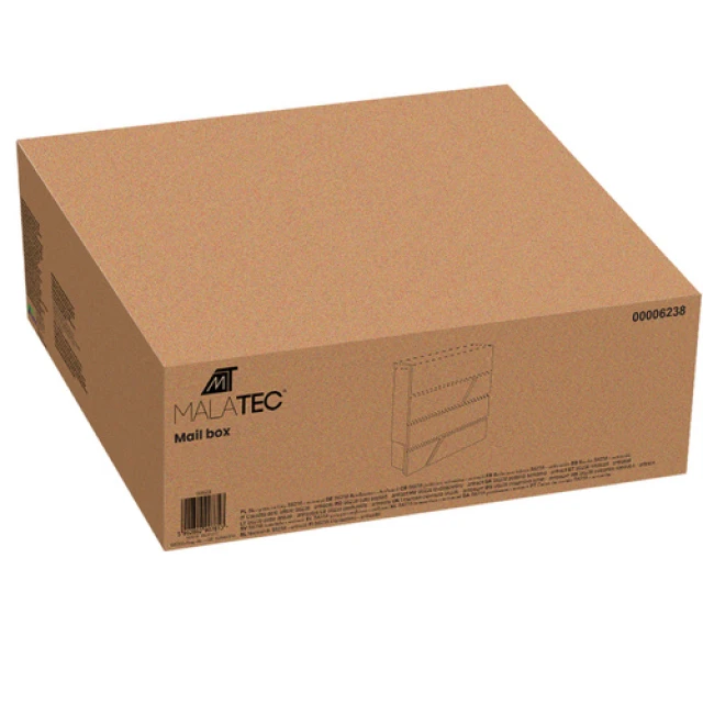 Поштова скринька Malatec S6238 формат A4 Black (5902802907813)