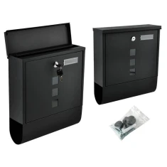 Поштова скринька формат Malatec A4 Black (5902802907820)