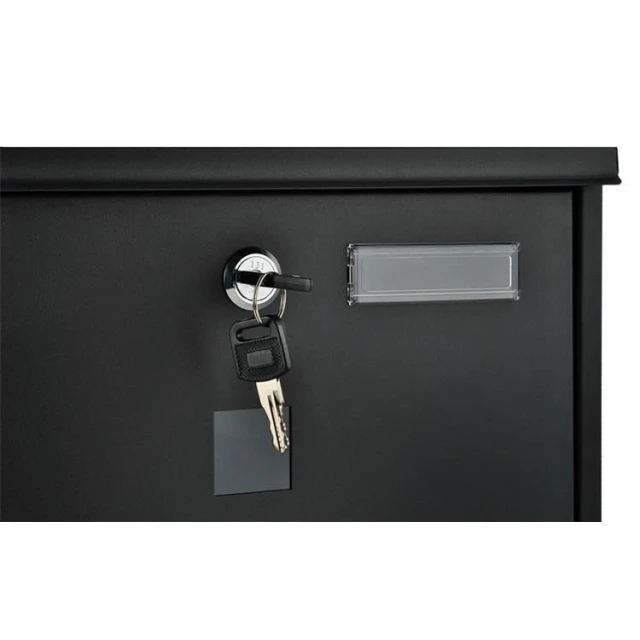 Почтовый ящик формат Malatec A4 Black (5902802907820)
