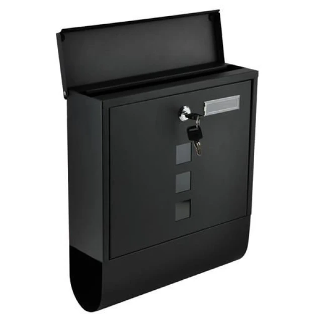 Почтовый ящик формат Malatec A4 Black (5902802907820)
