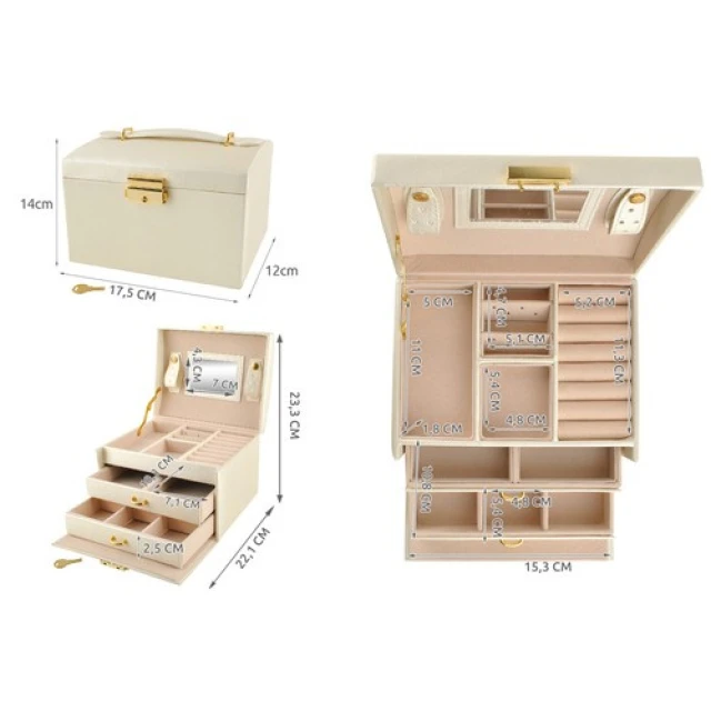 Шкатулка для прикрас Beautylushh Beige (5902802908254)