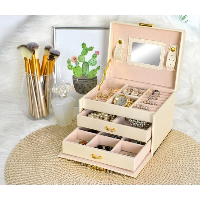 Шкатулка для прикрас Beautylushh Beige (5902802908254)