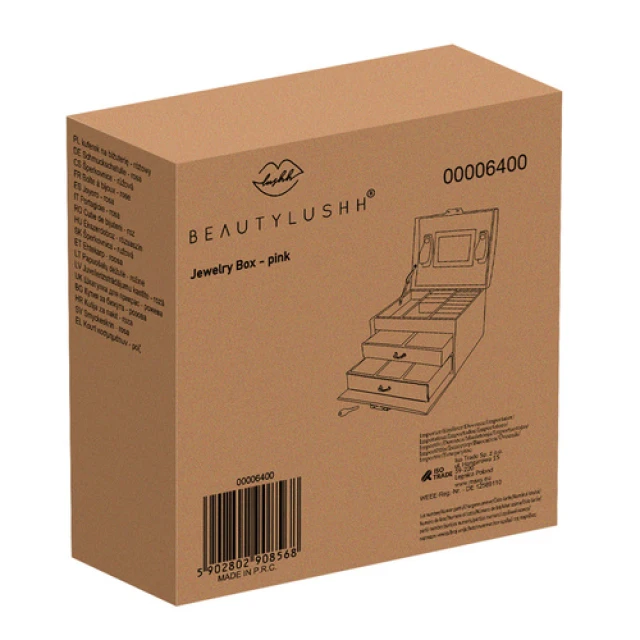 Шкатулка для украшений Beautylushh Pink (5902802908568)