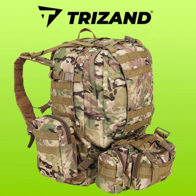 Рюкзак військовий Trizand 45 л камуфляж (5902802913074)