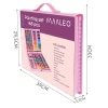 Набір для малювання у валізі Maaleo 168 шт Pink (5902802913661)
