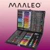 Набір для малювання у валізі Maaleo 168 шт Black (5902802913678)