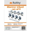 Ролики для душевой кабины комплект Ruhhy 8 шт (5902802914958)