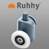Ролик для душевой кабины Ruhhy нижний одинарный (5902802914972)