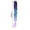 Синтетичні коси для волосся омбре Soulima Blue + Purple (5902802915726)