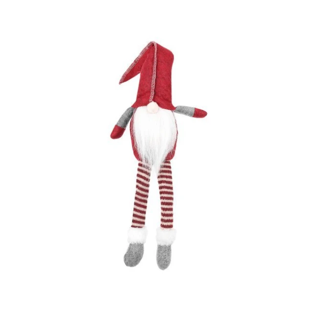 Новорічний декор Гном сидячий Ruhhy Red (5902802918109)