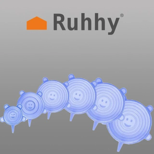 Набір силіконових кришок Ruhhy 6 шт (5902802919458)