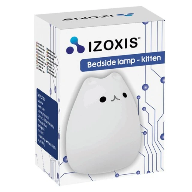 Нічник дитячий Кошеня Izoxis LED RGB 16 кольорів (5902802921208)