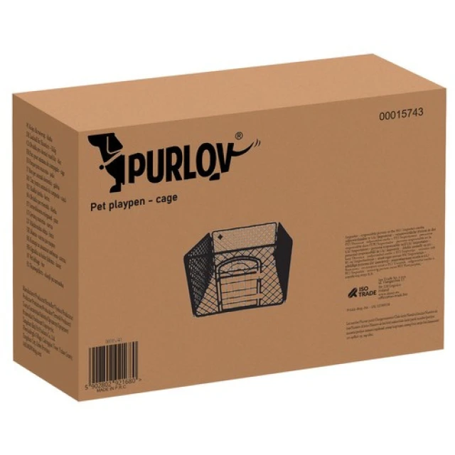 Клетка-манеж для собак Purlov 90x90x60 см (5902802921680)