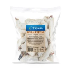 Жевательное лакомство для собак PETMEX лапки кролика с мехом 500 г (5902808164012)