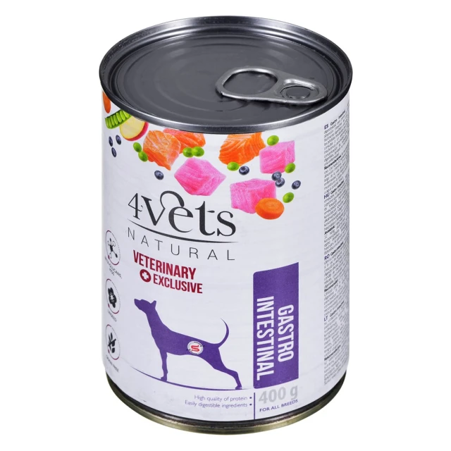 Вологий корм для собак 4Vets Gastro Intestinal 400 г (5902811741071)