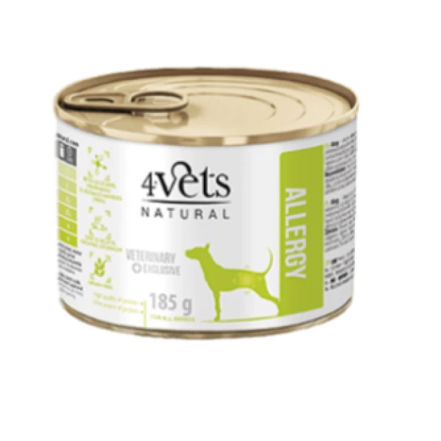 Ветеринарна дієта для собак 4Vets Natural Allergy 185 г (5902811741187)