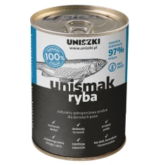 Вологий корм для собак UNISZKI Unismak з рибою 400 г (5902921219149)