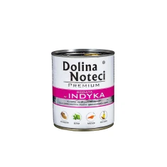 Вологий корм для собак DOLINA NOTECI Premium з індичкою 800 г (5902921300021)