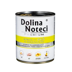 Вологий корм для собак DOLINA NOTECI Premium з гускою і картоплею 800 г (5902921300069)