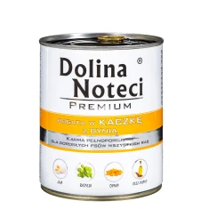 Вологий корм для собак DOLINA NOTECI Premium з качкою і гарбузом 800 г (5902921300076)