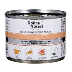 Влажный корм для собак DOLINA NOTECI Premium с фазаном, тыквой и макаронами 185 г (5902921300410)