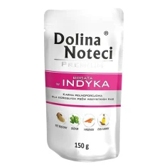 Вологий корм для собак DOLINA NOTECI Premium з індичкою 150 г (5902921300700)