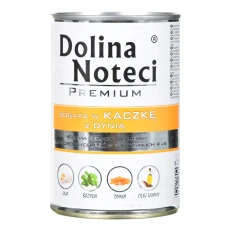 Вологий корм для собак DOLINA NOTECI Premium з качкою і гарбузом 400 г (5902921300731)