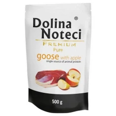 Влажный корм для собак DOLINA NOTECI Premium Pure с гусятиной и яблоком 500 г (5902921300908)