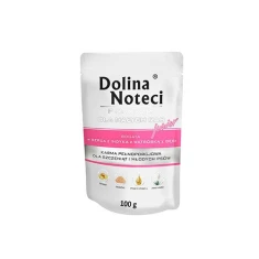 Влажный корм для щенков DOLINA NOTECI малых пород Premium Junior с сердцем индейки и гусиной печенью 100 г (5902921300991)