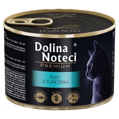 Вологий корм для котів DOLINA NOTECI Premium філе з тунця в соусі 185 г (5902921301097)