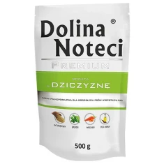 Вологий корм для собак DOLINA NOTECI Premium з дичиною 500 г (5902921301271)