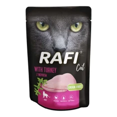 Вологий корм для котів DOLINA NOTECI Rafi Cat Adult з індичкою 100 г (5902921302339)