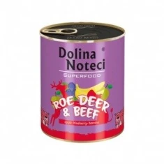 Вологий корм для собак DOLINA NOTECI Superfood з козулею і яловичиною 800 г (5902921303572)