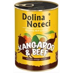 Вологий корм для собак DOLINA NOTECI Superfood з кенгуру і яловичиною 400 г (5902921303688)