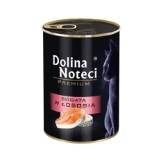 Вологий корм для котів DOLINA NOTECI Premium з лососем 400 г (5902921303732)