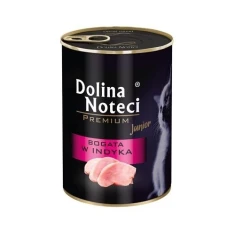 Вологий корм для кошенят DOLINA NOTECI Premium Junior з індичкою 400 г (5902921303763)