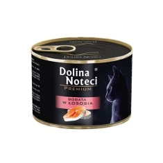 Вологий корм для котів DOLINA NOTECI Premium з лососем 185 г (5902921303787)