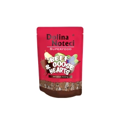 Влажный корм для собак DOLINA NOTECI Superfood с говядиной и гусиными сердцами 300 г (5902921304548)