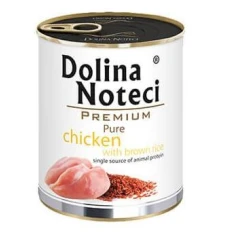 Влажный корм для собак DOLINA NOTECI Premium Pure с курицей и рисом 800 г (5902921304609)