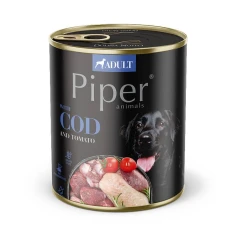 Вологий корм для собак Dolina Noteci Piper Animals з тріскою 800 г (5902921306627)