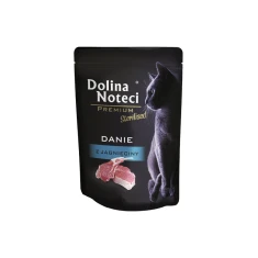Вологий корм для котів стерилізованих DOLINA NOTECI Premium Sterilised з ягням 85 г (5902921309833)