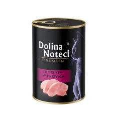 Вологий корм для котів DOLINA NOTECI Premium з індичкою 400 г (5902921312215)
