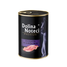 Вологий корм для котів DOLINA NOTECI Premium з кроликом 400 г (5902921312222)