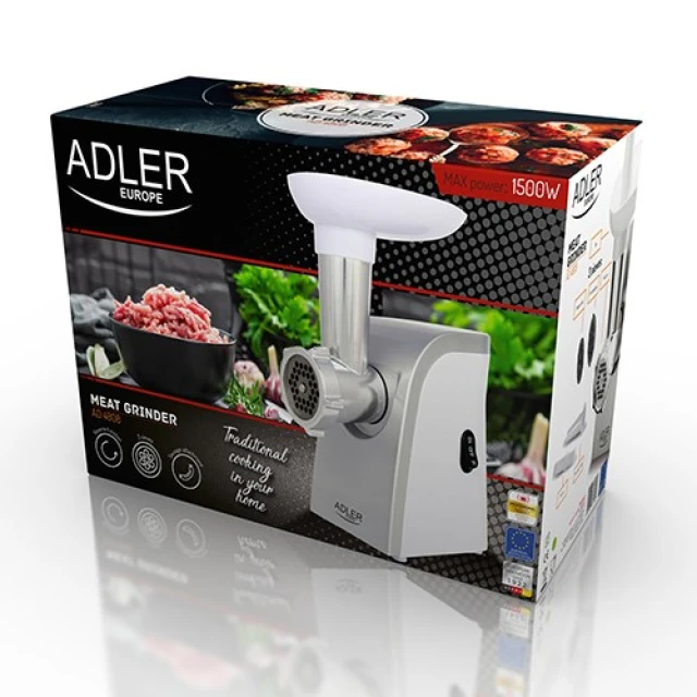 Мясорубка Adler AD 4808 350 Вт White (5902934830232)