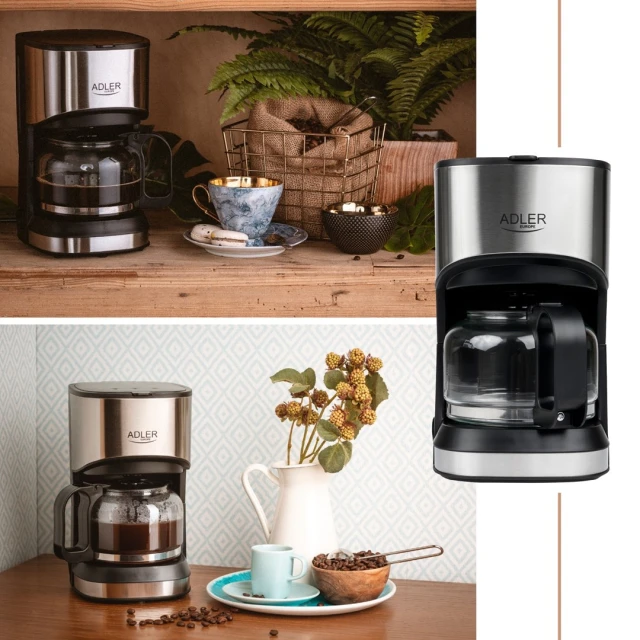 Кавоварка крапельна Adler AD 4407 550 Вт Black (5902934830454)